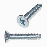 FPTC010114 #10-24 x 1-1/4" Flat Head, Phillips, Thread Cutting Screw, Type-F, Zinc